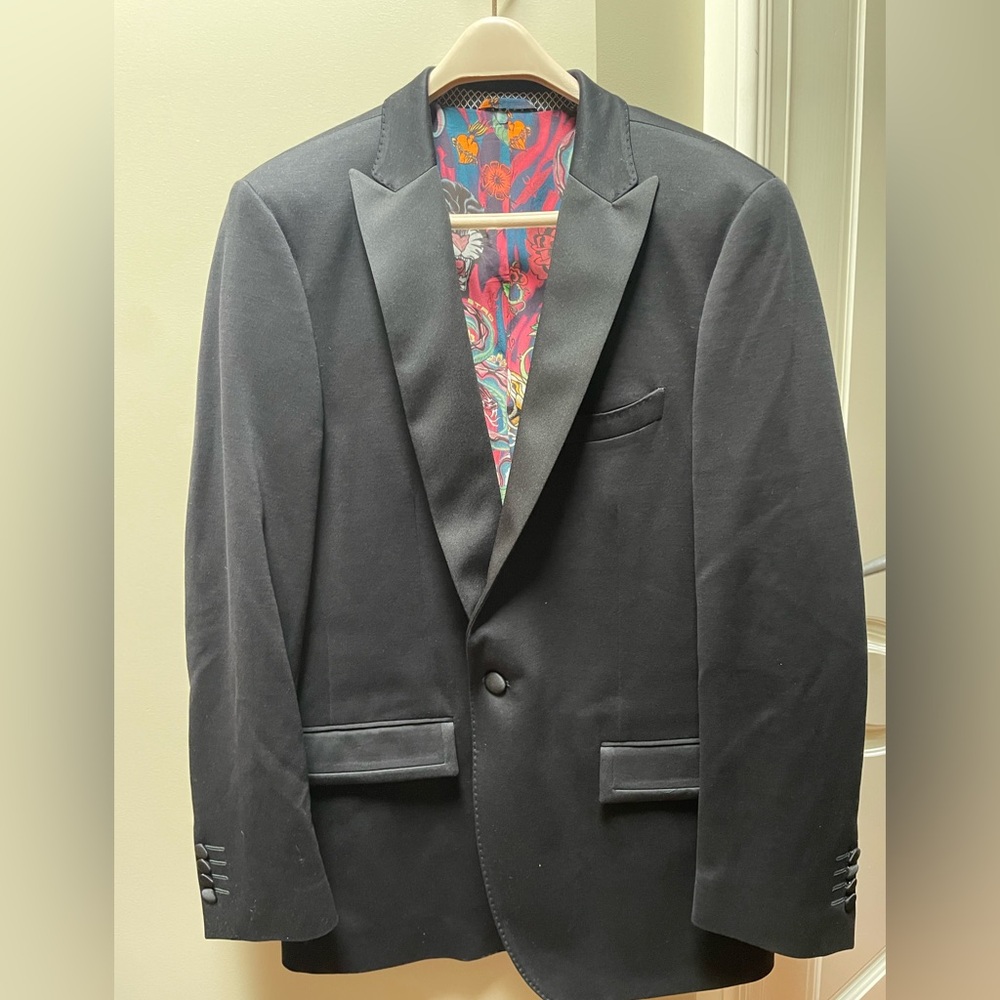 Etro single breasted black jacket